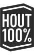 100% Hout